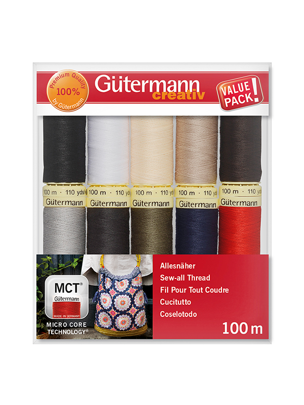 Gutermann 6 Spool Jeans Thread Set 731144