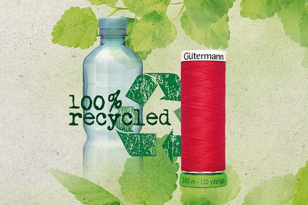 100% Recycled Polyester Sewing Thread Set - Bright From Gütermann
